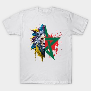 Proud Morocco Flag Gift Moroccan Lovers For Men's Women's T-Shirt